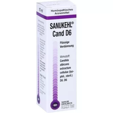 SANUKEHL Cand D 6 kapi, 10 ml