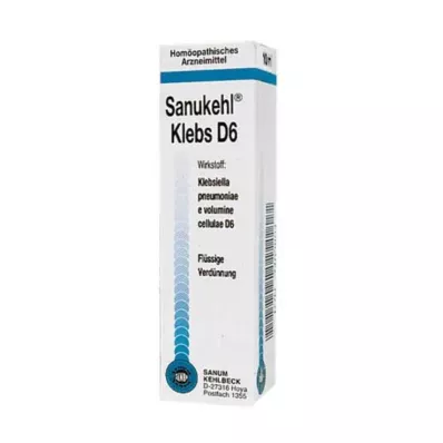 Sanukehl Klebs D 6 kapi, 10 ml Sanukehl Klebs D 6 kapi, 10 ml