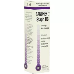 SANUKEHL Staph D 6 kapi, 10 ml