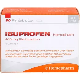 IBUPROFEN Hemopharm 400 mg filmom obložene tablete, 30 kom