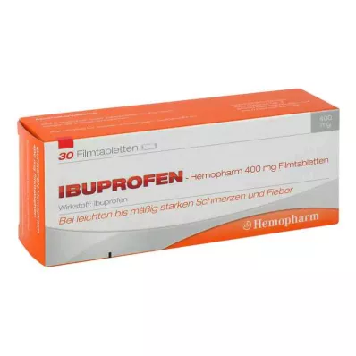 IBUPROFEN Hemopharm 400 mg filmom obložene tablete, 30 kom