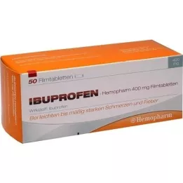 IBUPROFEN Hemopharm 400 mg filmom obložene tablete, 50 kom