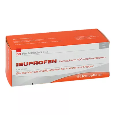 IBUPROFEN Hemopharm 400 mg filmom obložene tablete, 50 kom