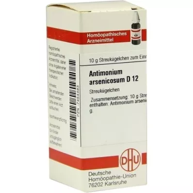 ANTIMONIUM ARSENICOSUM D 12 globula, 10 g