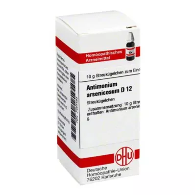 ANTIMONIUM ARSENICOSUM D 12 globula, 10 g