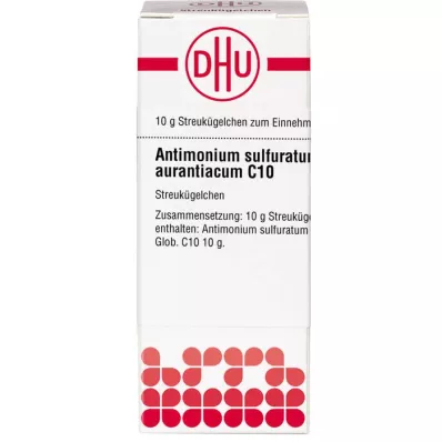 ANTIMONIUM SULFURATUM aurantiacum C 10 kuglica, 10 g