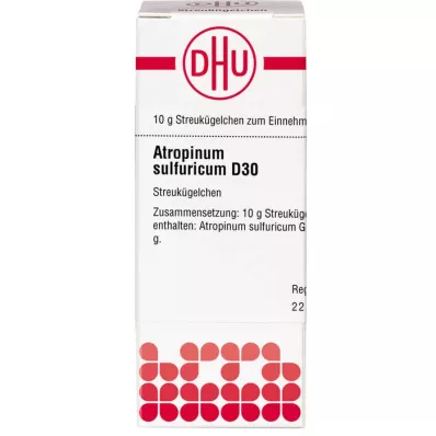 ATROPINUM SULFURICUM D 30 globula, 10 g