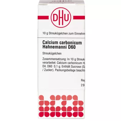 CALCIUM CARBONICUM Hahnemanni D 60 globula, 10 g