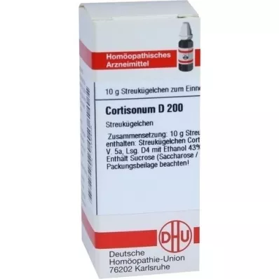 CORTISONUM D 200 globula, 10 g