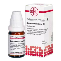 CUPRUM SULFURICUM D 12 globula, 10 g