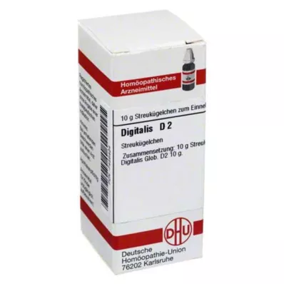 DHU Digitalis D 2 globule, 10 g