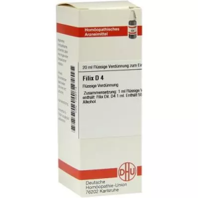 FILIX D 4 razrjeđenje, 20 ml