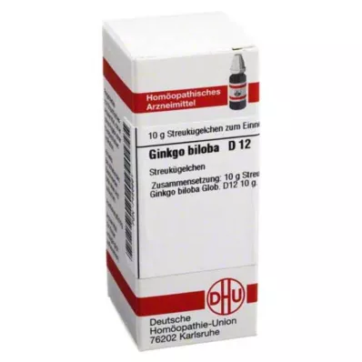 DHU Ginkgo biloba D 12 globula, 10 g