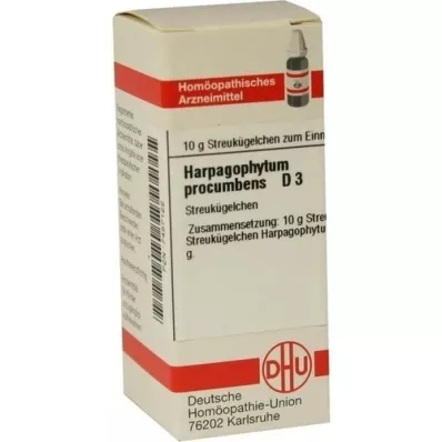HARPAGOPHYTUM PROCUMBENS D 3 globule, 10 g