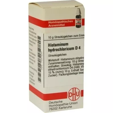 HISTAMINUM hidrokloric D 4 globule, 10 g