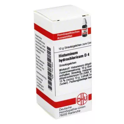 HISTAMINUM hidrokloric D 4 globule, 10 g