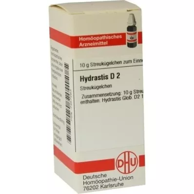 HYDRASTIS D 2 globule, 10 g