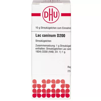 LAC CANINUM D 200 globula, 10 g