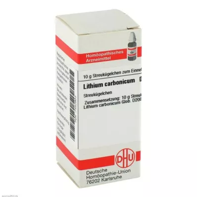 DHU Lithium carbonicum D 200 globula, 10 g DHU Lithium carbonicum D 200 globula, 10 g