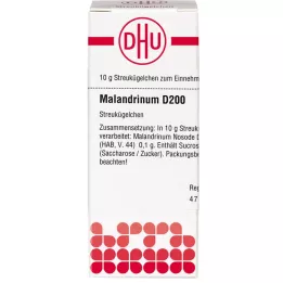 MALANDRINUM D 200 globula, 10 g