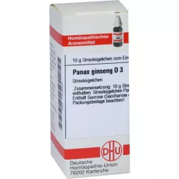 PANAX GINSENG D 3 globule, 10 g