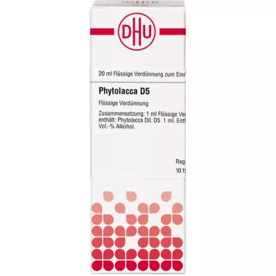 PHYTOLACCA D 5 Razrjeđenje, 20 ml