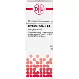 RAPHANUS SATIVUS D 3 razrjeđenje, 20 ml