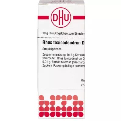 RHUS TOXICODENDRON D 1000 globula, 10 g