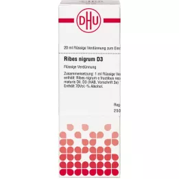 RIBES NIGRUM D 3 razrjeđenje, 20 ml