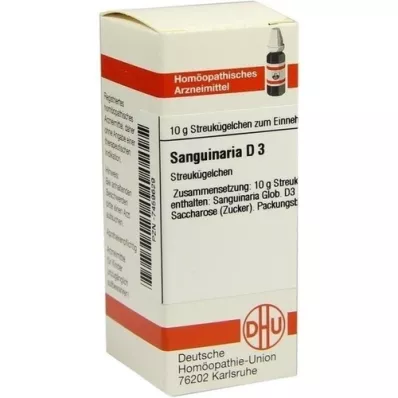 SANGUINARIA D 3 globule, 10 g