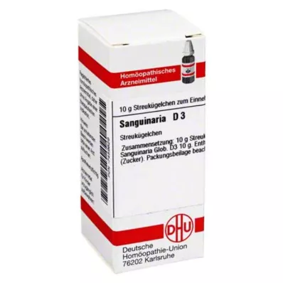 SANGUINARIA D 3 globule, 10 g SANGUINARIA D 3 globule, 10 g