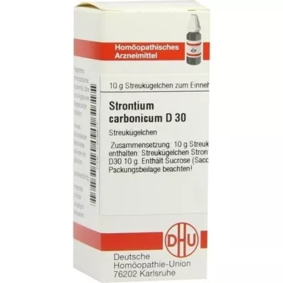 STRONTIUM CARBONICUM D 30 globula, 10 g