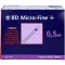 BD MICRO-FINE+ inzulinska štrcaljka 0,5 ml U100 8 mm, 100X0,5 ml