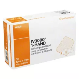 OPSITE IV 3000 10x12 cm prozirni fiksator kanile, 50 kom