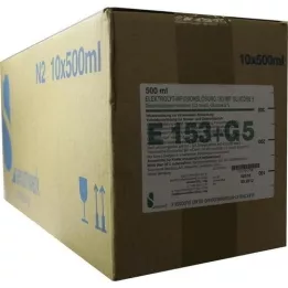 ELEKTROLYT Inf.-Lsg. 153 m. Glukoza 5, 10X500 ml