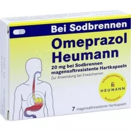 OMEPRAZOL Heumann 20 mg b.Sodbr.magensaftr.Hardk., 7 kom
