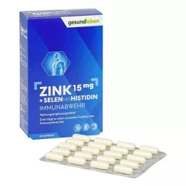 GESUND LEBEN Cink 15 mg + selen kapsule, 60 kom