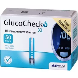 GLUCOCHECK XL Trake za mjerenje šećera u krvi, 50 kom