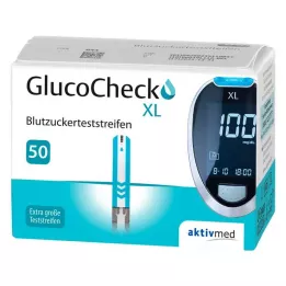 GLUCOCHECK XL Trake za mjerenje šećera u krvi, 50 kom
