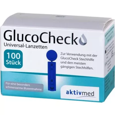 GLUCOCHECK Univerzalne lancete, 100 komada