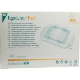 TEGADERM 3M Plus Pad 9x10 cm gotovi konektor 3586, 25 kom