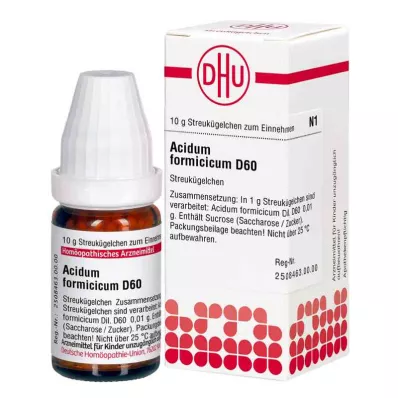 Acidum Formicicum D60 globule (10 g)