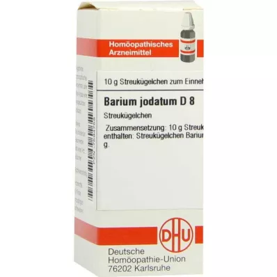 BARIUM JODATUM D 8 globula, 10 g BARIUM JODATUM D 8 globula, 10 g