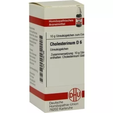 CHOLESTERINUM D 6 globula, 10 g