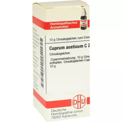 CUPRUM ACETICUM C 200 globule, 10 g