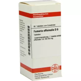 FUMARIA OFFICINALIS D 6 tableta, 80 kom