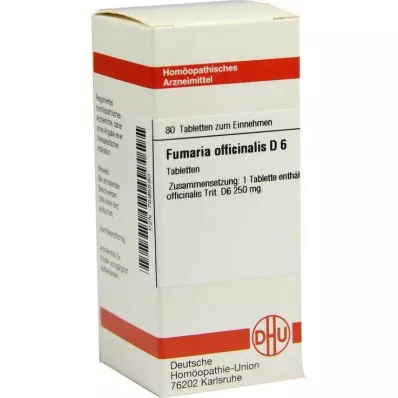 DHU Fumaria ofic.D 6 tableta, 80 kom