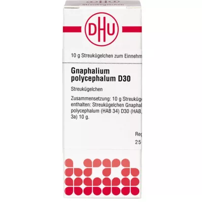GNAPHALIUM POLYCEPHALUM D 30 globula, 10 g