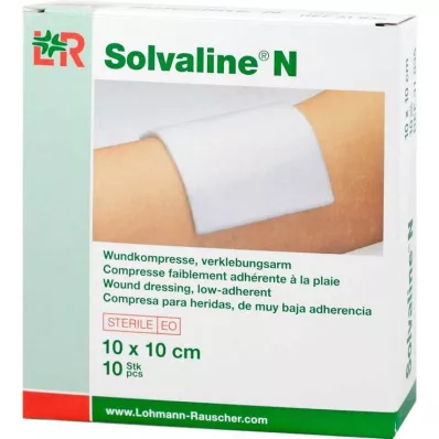 Solvaline N 10x10 cm sterilne komprese, 10 kom