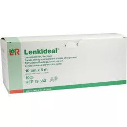 LENKIDEAL Idealna veličina 10 cmx5 m bijela bez zavoja, 10 komada